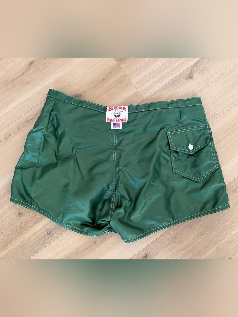 Birdwell Beach Britches Board Shorts-Green - Picture 4 of 9